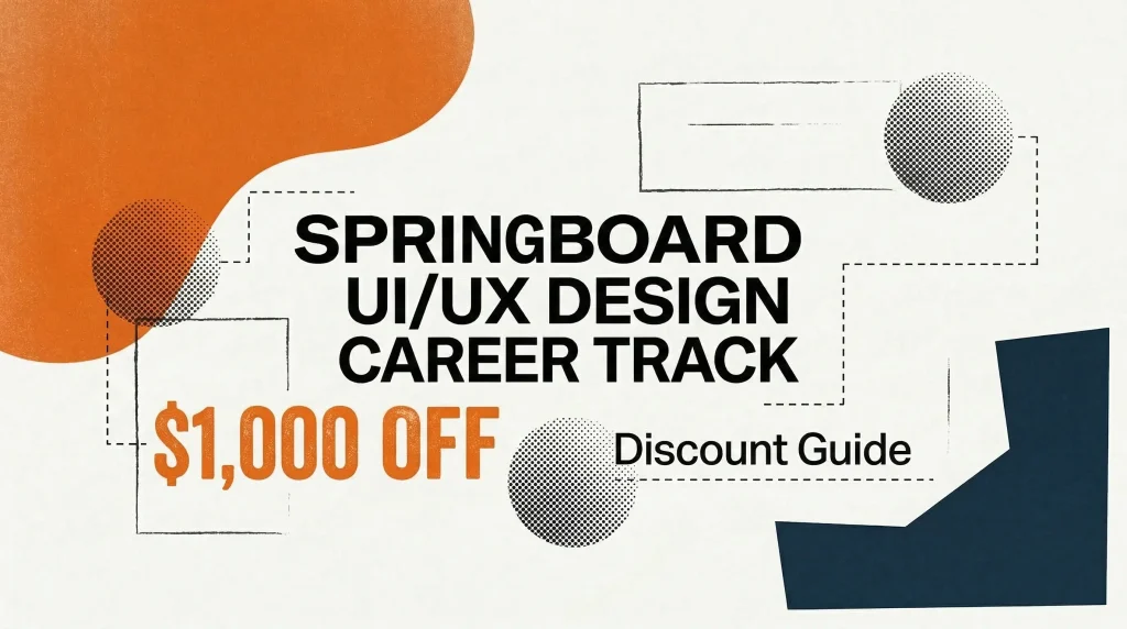Springboard UI/UX Career Track Discount ($1,000 Off) — How to Claim